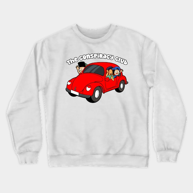 The Conspiracy Club Crewneck Sweatshirt by antonimus